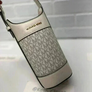 Michael Kors Wine Bottle Bag Holder Light Cream